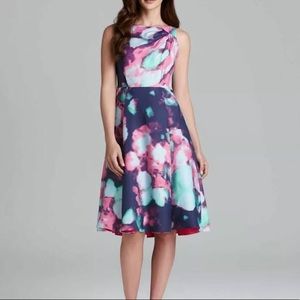 Kate Spade olivia watercolor fit and flare dress